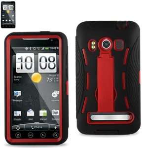 HYBRID CASE FOR HTC EVO 4G Two piece case Hard Shell that Protect your 