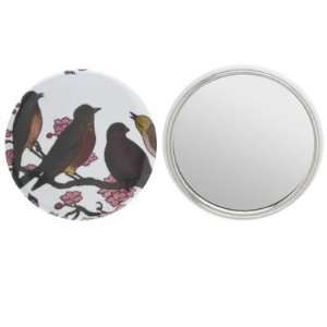   Objects to Desire Little Art Flat Pocket Mirrors Graphic Birds Beauty