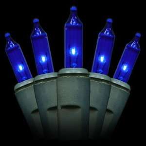  Blue Mini Lights, Standard Grade   100 Blue Mini Lights 