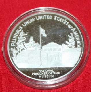 National Prisoner of War Museum Silver Medallion / Coin  