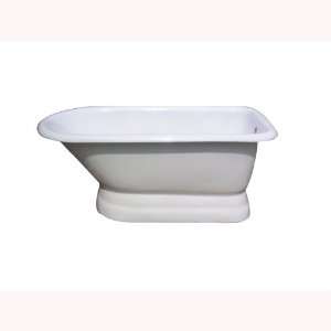 Barclay 60 Cast Iron Roll Top Tub with Base: Home 