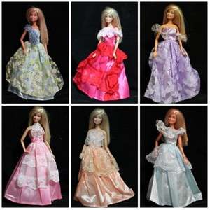 SALE SALE LOT 10 Dresses+10 Shoes For Barbie Dolls  