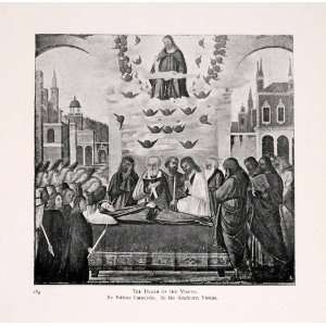 Print Vittore Carpaccio Death Virgin Mary Savior Renaissance Religion 