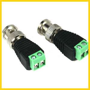   CAT5 To Camera CCTV BNC Video Balun Connector Adapter New Gift  
