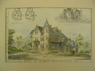   Century hand colored architectural plans here Architectural Database