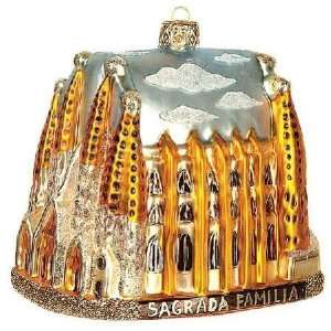 Sagrada Familia Cathedral Polish Glass Christmas Ornament  