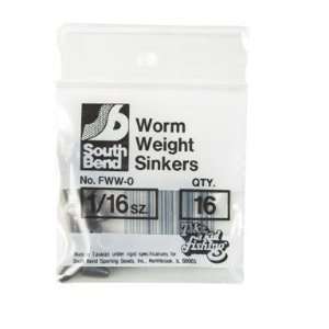  South Bend Worm Weight (Black) 1/16 oz
