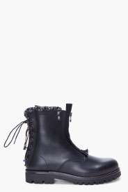 Rick Owens Zipped Military Boots for men  