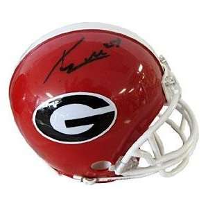  Knowshon Moreno Autographed Georgia Bulldogs Mini Helmet 