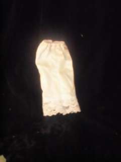 WHITE Barbie Underskirt petticoat SLIP HANDMADE for under dress  