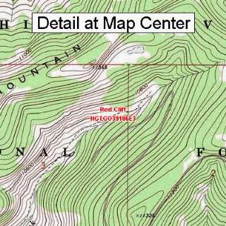   Topographic Quadrangle Map   Red Cliff, Colorado (Folded/Waterproof