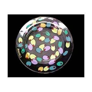  Outrageous Olives Design   Hand Painted   Glass Snack/Cake 
