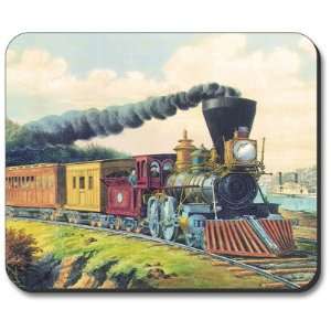  Decorative Mouse Pad Currier & Ives Express Train Train 