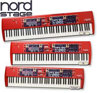 Clavia NORD STAGE 88 Digital Piano/Keyboard with SKB Rolling Hard Case 