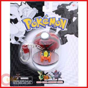 Pokemon Black & White Series 23 Poke Ball Keychains  Tepig 
