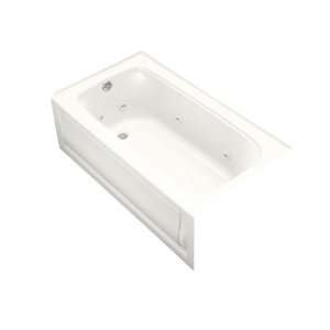   White Acrylic Skirted Jetted Whirlpool Tub 1151 HL 0
