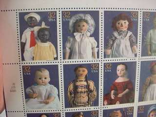   AMERICAN DOLLS 15 USPS US POSTAGE Stamps Collectors SHEET NEW 1997