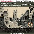 Huguenot Society Parish Registers   Bristol/Stoneh​ouse/Plymouth 
