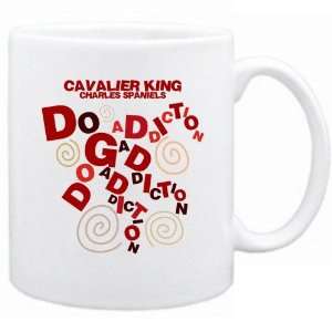   Cavalier King Charles Spaniels Dog Addiction  Mug Dog: Home & Kitchen