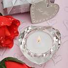   Collection Heart Glass Candle Votive Wedding Bridal Shower Favors