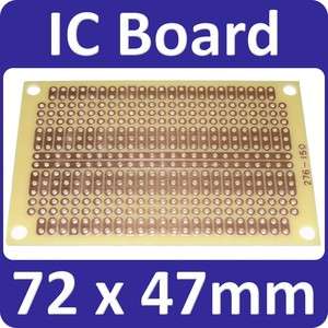 Prototyping PCB Circuit Board Stripboard 72x47mm #PB51  
