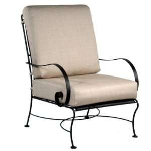  OW Lee Avalon 4355 CC Outdoor Wrought Iron with Cushion Club 