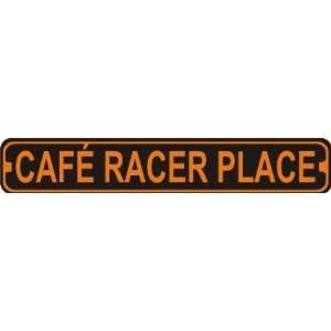 Cafe Racer Place Novelty Metal Harley Street Sign