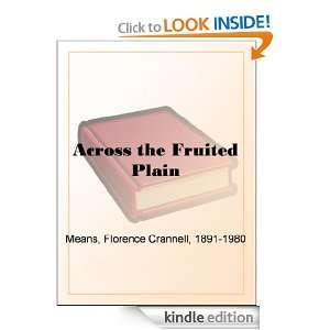 Across the Fruited Plain Florence Crannell Means  Kindle 