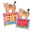 Cohasset Calendar Cohasset Bright Tiger Finish Standing Cat Perpetual 
