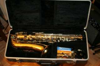 Bundy Alto Saxophone ++ reeds, vintage mouthpiece x3  