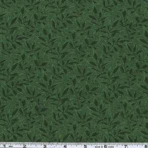  45 Wide Westbury Twigs Hunter Green Fabric By The Yard 