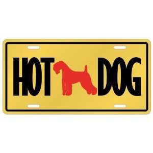 New  Kerry Blue Terrier   Hot Dog  License Plate Dog:  