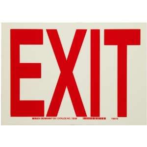   Dark Exit And Directional Sign, Legend Exit  Industrial