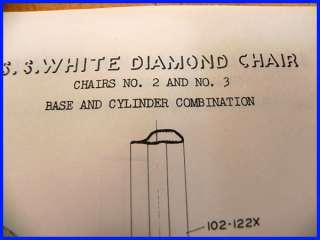   Diamond Chair #3 Dental Chair 1952 Crated Never Opened Tattoo  