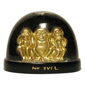  See No Evil Monkeys Snowglobe