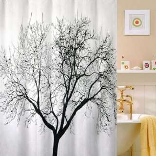   Big Tree Scenery Fabric Shower Curtain Free 12 Hooks & Tracking number