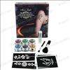 Pro Body Painting Tattoo Deluxe Kit 6 Color Supply