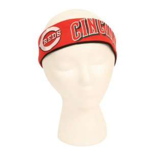 Cincinnati Reds Girls / Womens Jersey Style Mesh Headband:  