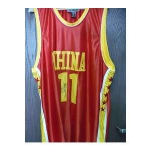  Signed Ming, Yao China Authentic Jersey Sports 