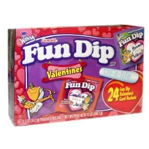  Wonka Fun Dip Valentine Candy Card Kit: Toys & Games