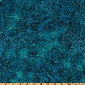  44 Wide Kashmir Waves Blue Fabric By The Yard Arts 