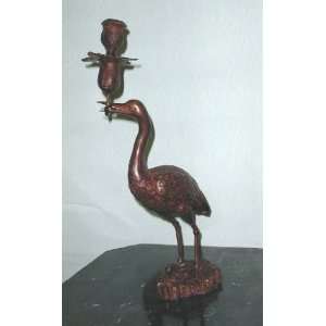   Galleries SRB74043 Candlestick Right Bird Bronze