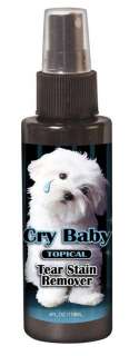 Pet Kiss Cry Baby Topical Tear Stain Remover Liquid (4oz) 184877000308 