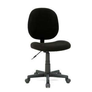  Sauder Gruga Black Fabric Task Chair w/ No Arms: Office 