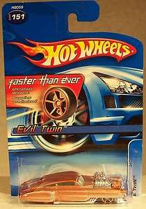 2005 HOT WHEELS FASTER THAN EVER EVIL TWIN  