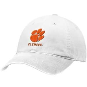  Nike Clemson Tigers White 3D Campus Adjustable Hat Sports 