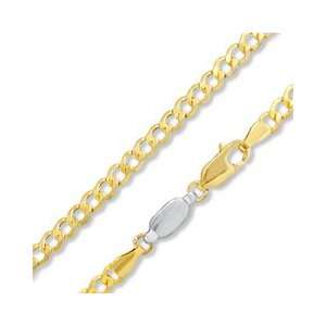   Necklace   18 14K Gold over Sterling Silver 3.6mm LINK NECK Jewelry