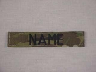 MULTICAM NAME TAPES WITH VELCRO, 5 INCH LENGTH  