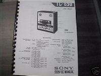 SONY TC   850 r/r OWNER AND SERVICE MANUALS  