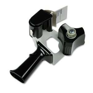  Pistol Grip Box Sealing Tape Dispenser, 3 core, Black 